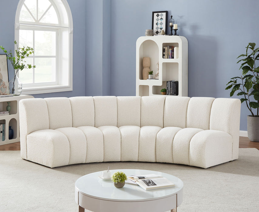 Infinity - 3 Piece Boucle Modular Sectional - Simple Home Plus