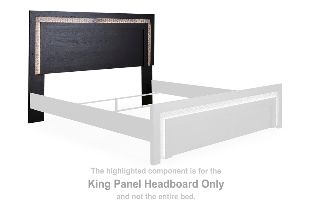 Brizmore - King Panel Headboard - Black