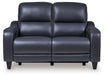 Mercomatic - Power Reclining Loveseat With Adj Headrest - Simple Home Plus