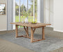 Middleton - 106" Extension Leaf Dining Table - Natural Brown - Simple Home Plus