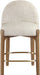 Torino - Counter Stool With Brushed Brown Base - Simple Home Plus