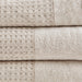 Spa - 6 Piece Jacquard Antimicrobial Towels Set - Taupe - Simple Home Plus