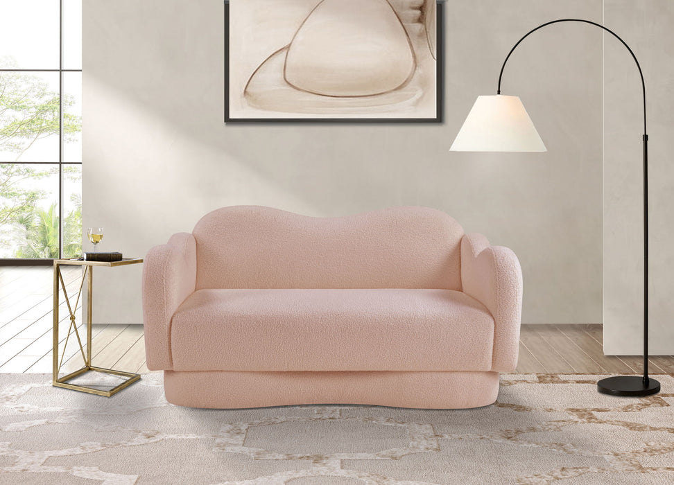 Bloom - Teddy Fabric Loveseat - Simple Home Plus