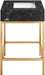 Marmo - Engineered Marble Bathroom Vanity With Gold Base - Simple Home Plus