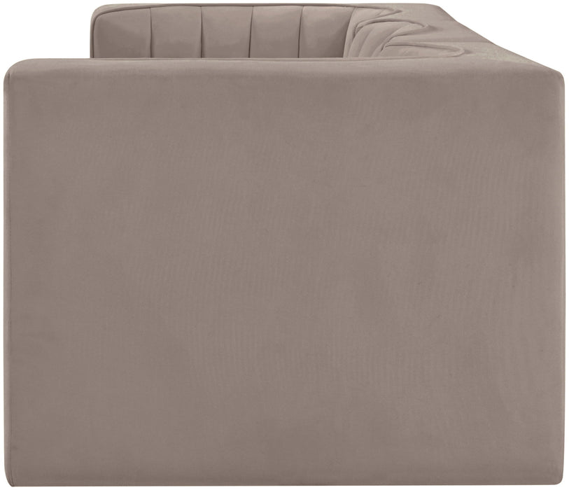 Rummi - Velvet Performance Fabric Upholstered 3 Piece Modular Sofa - Simple Home Plus