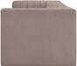 Rummi - Velvet Performance Fabric Upholstered 3 Piece Modular Sofa - Simple Home Plus