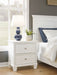 Fortman - White - Two Drawer Night Stand - Simple Home Plus