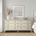 Beckett - Large Dresser - Antique Cream - Simple Home Plus