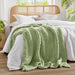 Chunky Double Knit - Handmade Throw - Sage Green - Simple Home Plus