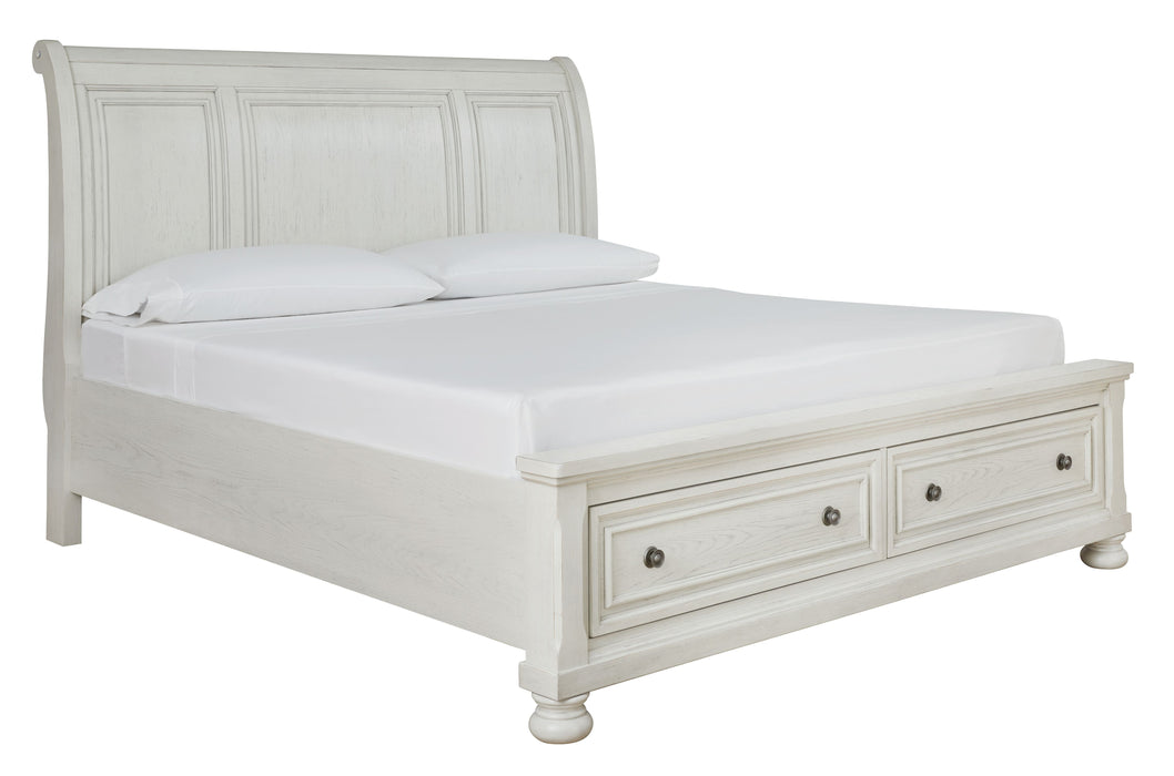 Robbinsdale - Sleigh Bed - Simple Home Plus