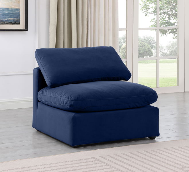 Indulge - Velvet Armless Chair
