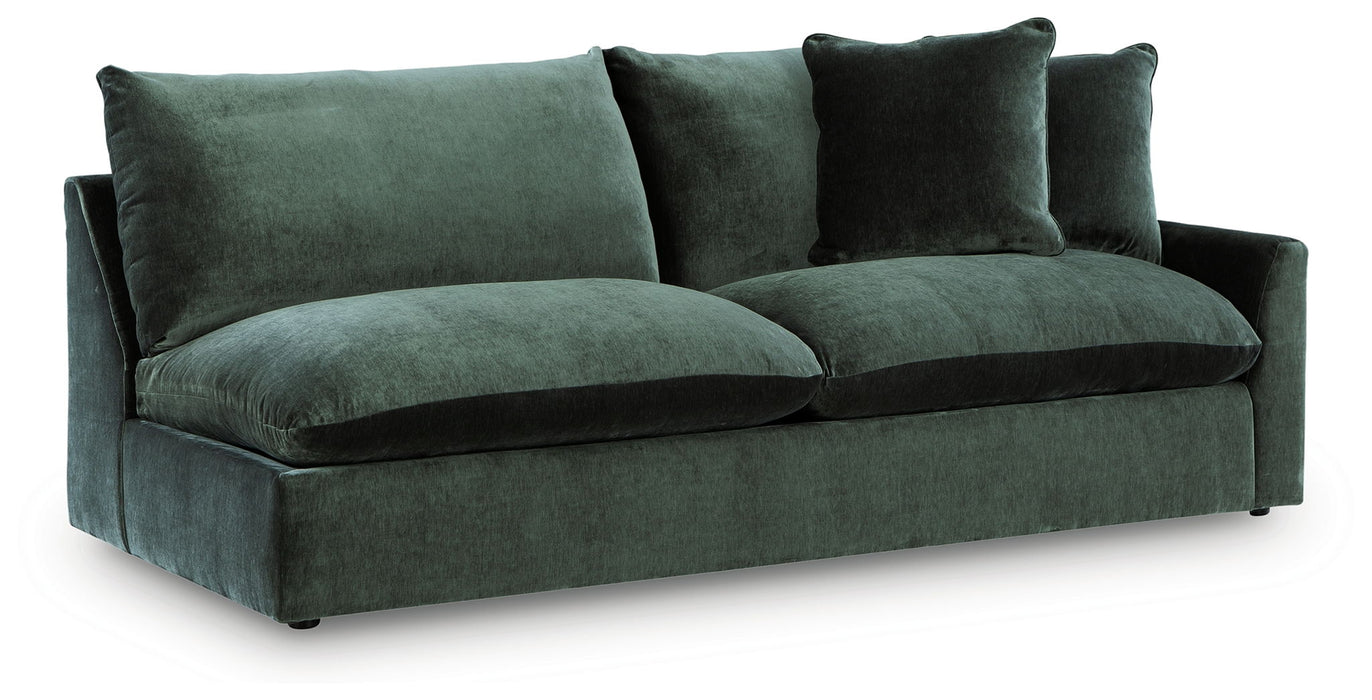 Carriage View - RAF Sofa - Jade - Simple Home Plus