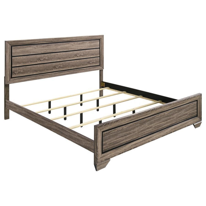 Kauffman - Wood Panel Bed - Simple Home Plus