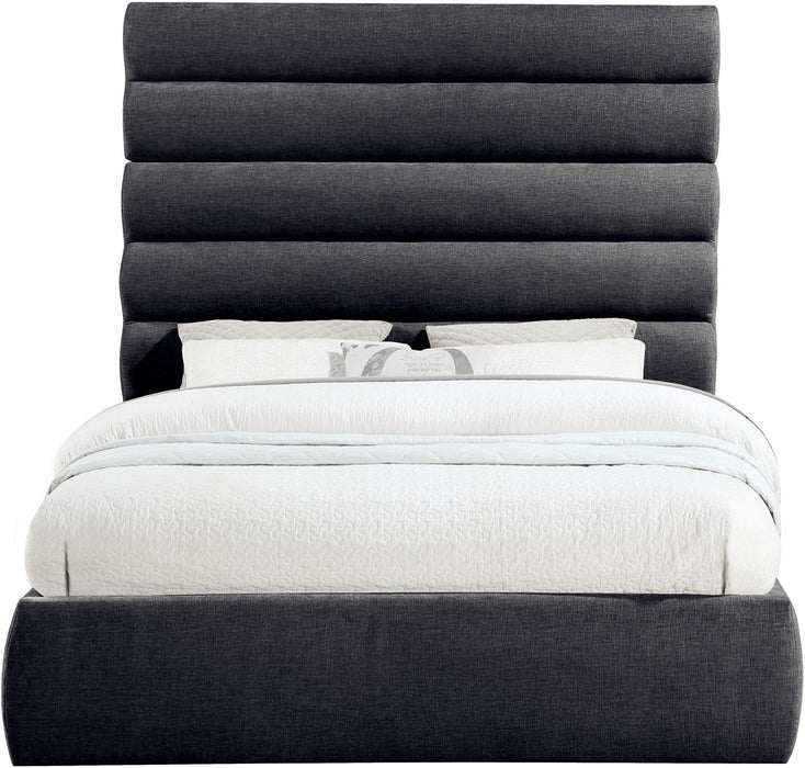 Adam - Chenille Fabric Bed With 70.5" Headboard - Simple Home Plus