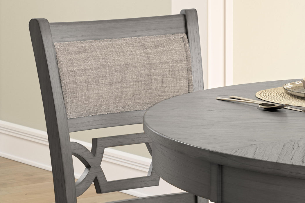Wrenning - Drm Counter Table Set (Set of 5) - Gray - Simple Home Plus