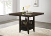 Jaden - Square Counter Height Dining Table - Espresso - Simple Home Plus