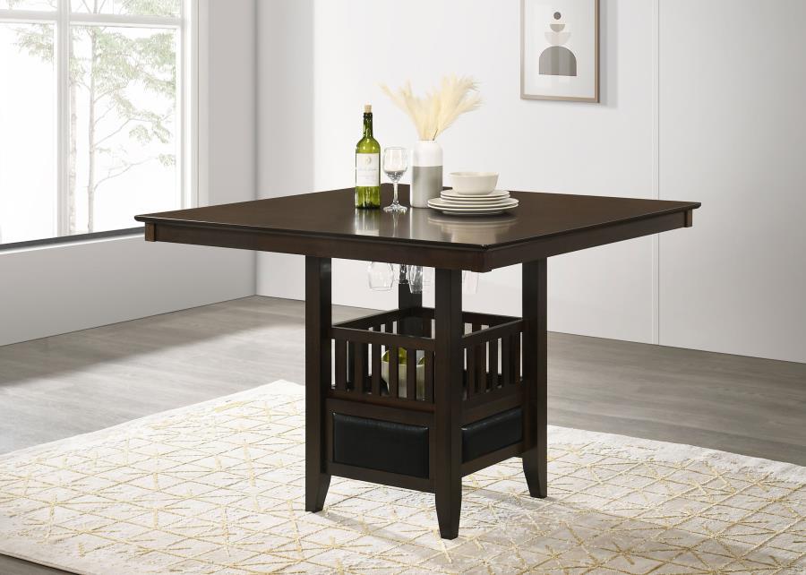 Jaden - Square Counter Height Dining Table - Espresso - Simple Home Plus