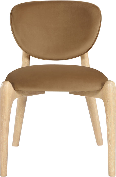 Velora - Upholstered Dining Chair (Set of 2) - Saddle / Natural - Simple Home Plus