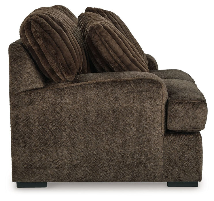Aylesworth - Chocolate - Loveseat - Simple Home Plus