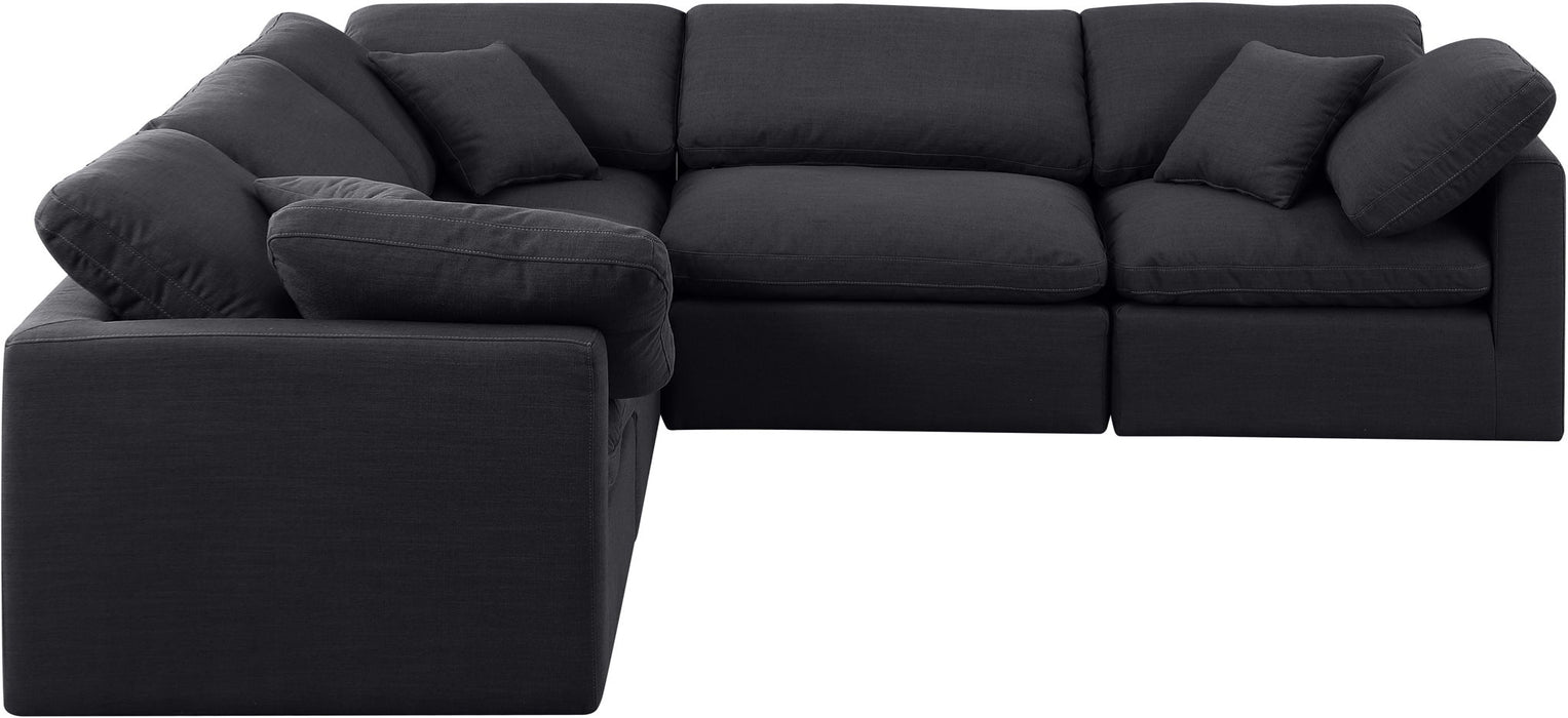 Indulge - Linen 5 Piece Modular Corner Sectional - Simple Home Plus