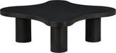 Cove - 48" Oak Veneer And Solid Wood Coffee Table - Simple Home Plus