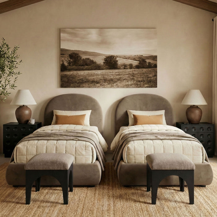 Celine - Upholstered Bed - Simple Home Plus