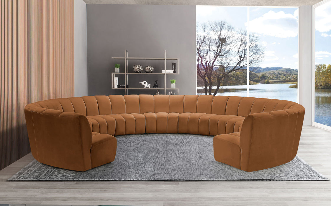 Infinity - 11 Piece Modular Sectional - Saddle - Simple Home Plus