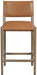 Andie - Upholstered Counter Stool - Brown Base - Simple Home Plus
