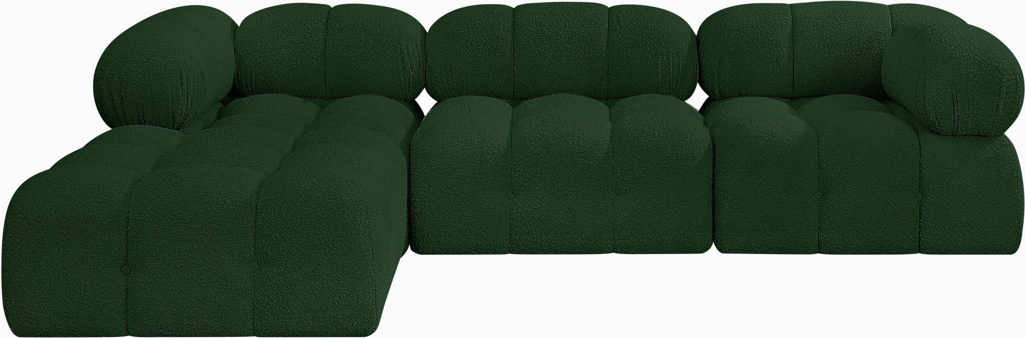Ames - 4 Piece Fabric Modular Sectional - Simple Home Plus