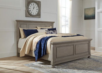 Lettner - King Rails - Light Gray - Simple Home Plus