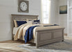 Lettner - Queen Rails - Light Gray - Simple Home Plus