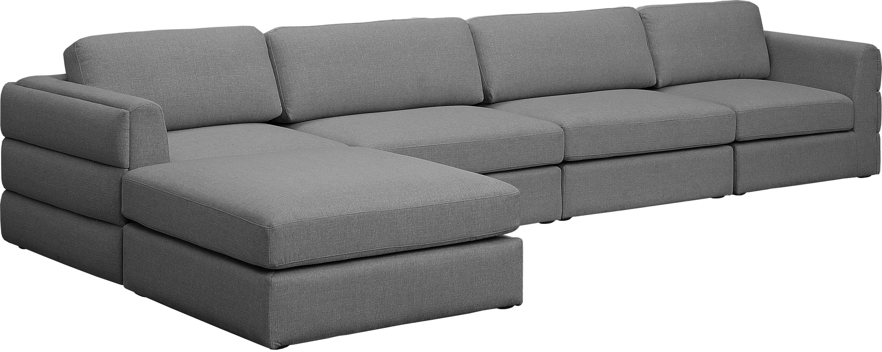 Beckham - 5 Piece Modular L-Shaped Sectional - Simple Home Plus