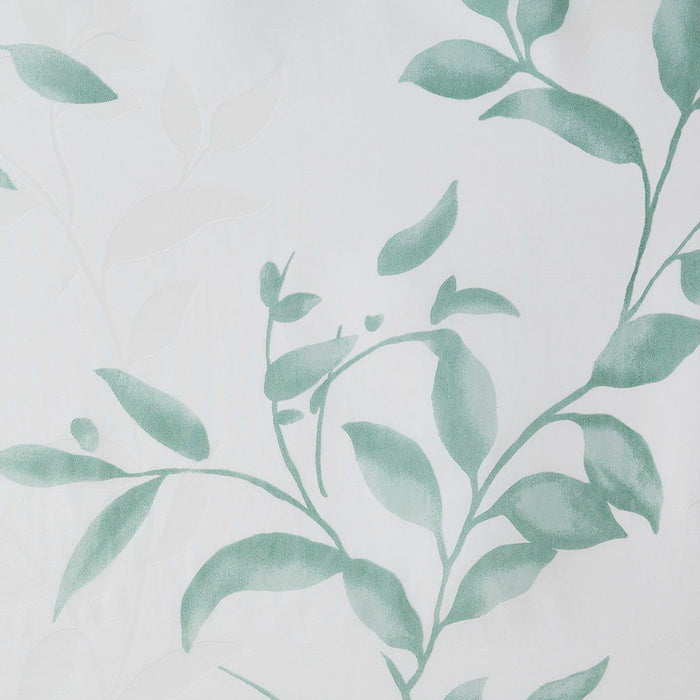 Cecily - Burnout Printed Shower Curtain - Seafoam - Simple Home Plus