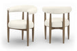 Sable - Vegan Leather Upholstered Dining Chair (Set of 2) - Brown Base - Simple Home Plus