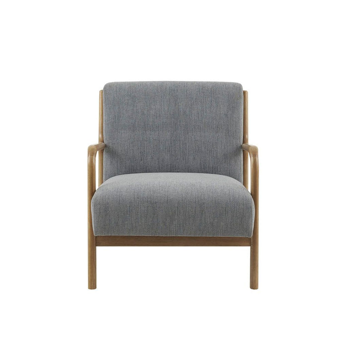 Novak - Mid-Century Modern Accent Armchair (Set of 2) - Gray - Simple Home Plus
