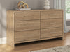 Gramburg - Six Drawer Dresser - Simple Home Plus