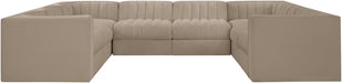 Rummi - Velvet Performance Fabric Upholstered Modular Sectional - Simple Home Plus