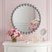 Marlowe - 27" Round Wall Decor Mirror - Silver - Simple Home Plus