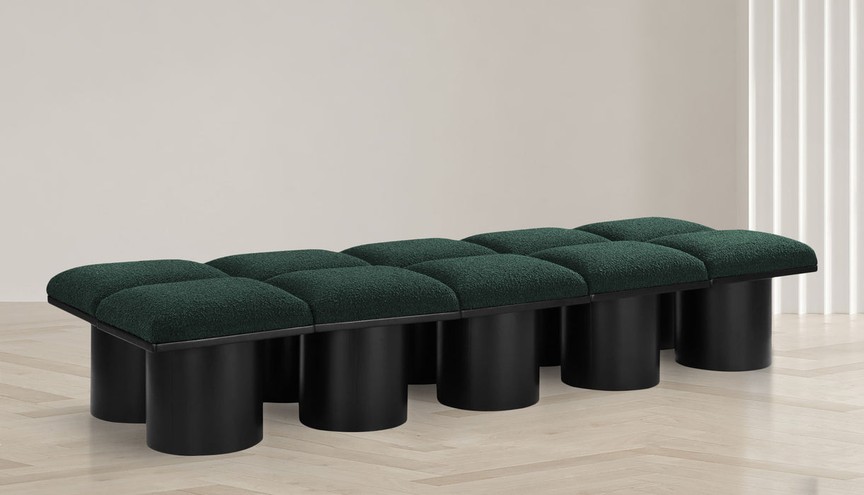 Pavilion - 10 Piece Modular Bench With Black Base - Simple Home Plus