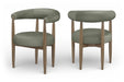 Sable - Vegan Leather Upholstered Dining Chair (Set of 2) - Brown Base - Simple Home Plus