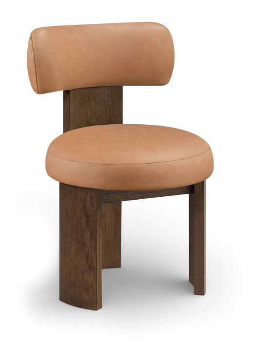 Atelier - Vegan Leather Upholstered Dining Chair (Set of 2) - Painted Brown Frame - Simple Home Plus