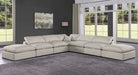 Comfy - 7 Piece Linen Modular Corner Sectional - Simple Home Plus