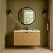 Leonardo - Engineered Stone And Solid Wood 24" Wall Mounted Bathroom Vanity - Simple Home Plus