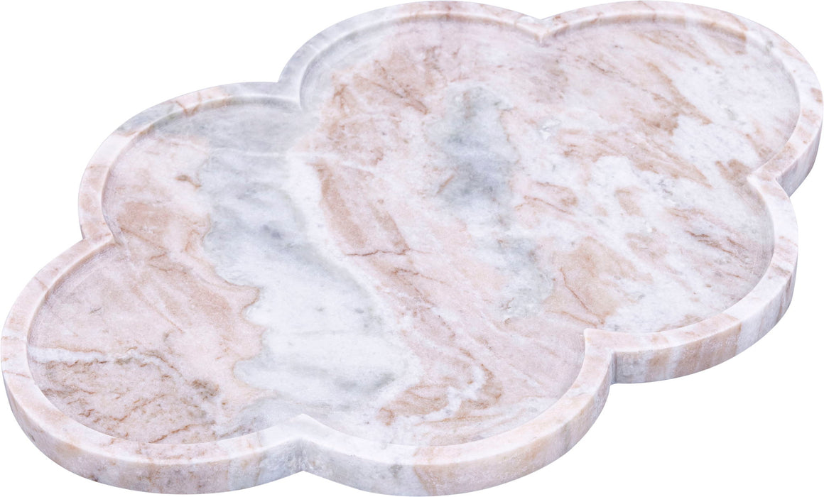 Rimini - Marble Clover Shaped Tray - Simple Home Plus