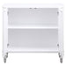 Cardella - 2 Door Mandala Accent Cabinet - Distressed White - Simple Home Plus