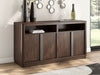 Dilenno - Dark Brown - Dining Room Server - Simple Home Plus