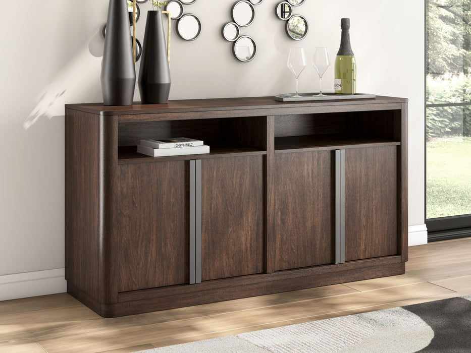 Dilenno - Dark Brown - Dining Room Server - Simple Home Plus