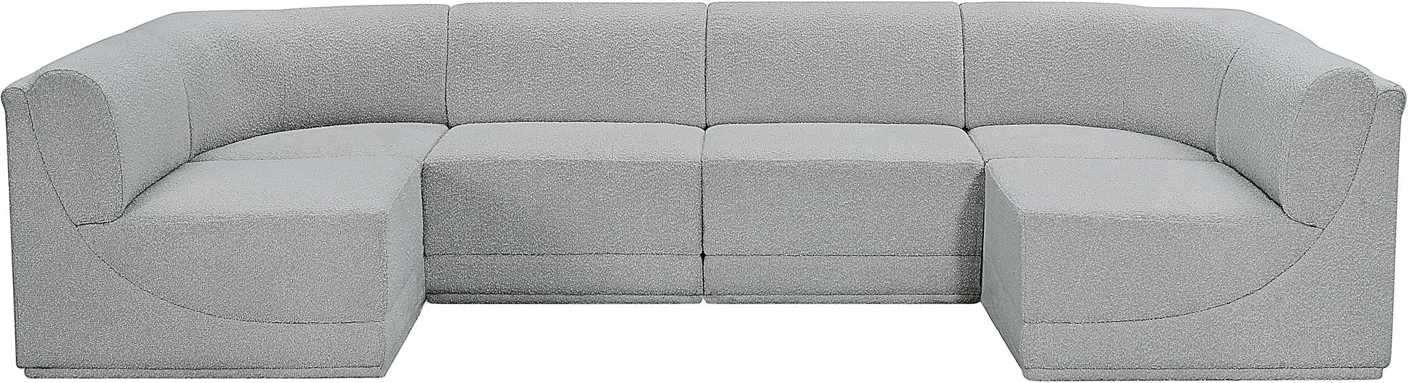 Ollie - 6 Piece Modular Sectional - Simple Home Plus