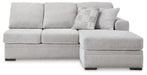 Gabyleigh - Raf Sofa Chaise - Nickel - Simple Home Plus