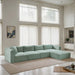 Shaggy - 4 Piece Modular Sectional - Simple Home Plus